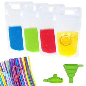 img 4 attached to 👜 Reusable Silicone Handheld Pouches for Adults