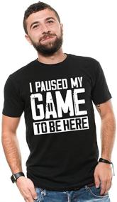 img 1 attached to 🎮 Silk Road Tees Funny Video Gamer Gifts for Boys - I Paused My Game T-Shirt - Humor Joke Graphic Kids T Shirt