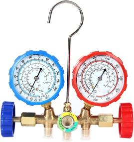 img 3 attached to 🌡️ AutoRocking 5FT AC Diagnostic Manifold Gauge Set: R134A, R12, R22, R502 Refrigerants with Quick Couples, Acme Adapter & Can Tap - Efficient HVAC Tool for Accurate Diagnosis