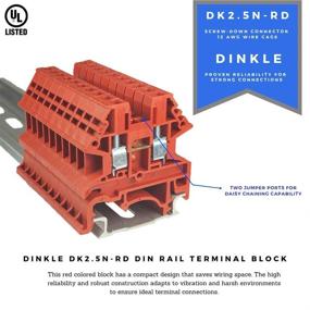 img 1 attached to 🔌 Dinkle Terminal DK4N PE DSS2 5N 10P Brackets Industrial Electrical: Versatile and Sturdy Solution for Industrial Wiring Applications