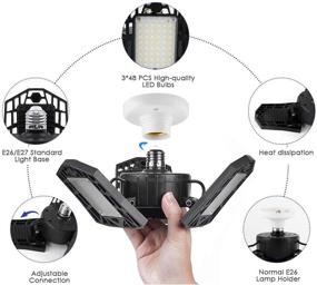 img 2 attached to 💡 Revolutionary Deformable LED Garage Light Organizer: Illumination and Organization in One!