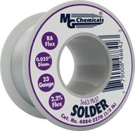 🔌 mg chemicals - 4884-227g 63/37 rosin core leaded solder, 0.025-inch diameter, 1/2 lbs spool logo