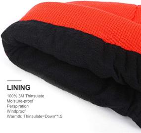 img 2 attached to 🧢 FWPP Thinsulate Thermal Lining Wool Acrylic Knit Caps for Winter -5℉