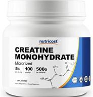 img 1 attached to 💪 Nutricost Micronized Creatine Monohydrate Powder - 500G, 5000mg Per Serving - Pure Creatine Monohydrate review by Steven Gray