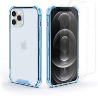 amcrest compatible case for iphone 12 pro: 🔳 crystal clear + 2 x tempered glass screen protectors logo