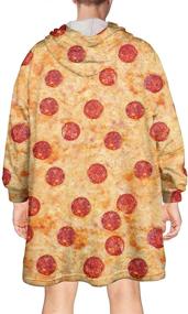 img 3 attached to Nueasrs Wearable Sweatshirt Oversized Pepperoni