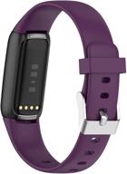 📿 мягкие силиконовые запасные ремешки для часов fitbit luxe: регулируемые запястные ремни для женщин и мужчин логотип