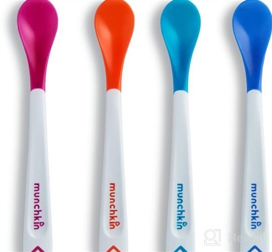 img 1 attached to 🥄 Munchkin White Hot Safety Spoons: Ensuring Baby's Safety with 4-Pack Guaranteed review by Dawn Fischer