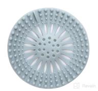 img 1 attached to 🚿 Stop Hair Clogs with Ease: 5-Pack Durable Silicone Hair Catchers for Shower, Bathtub, and Kitchen Drains - Easy to Install and Clean! review by Kelsey Brown