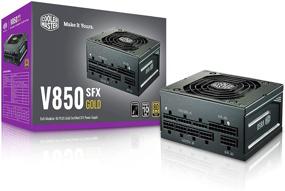 img 4 attached to Cooler Master V850 SFX Gold Full Modular, 850W Power Supply, 80 Plus Gold Efficiency, ATX Bracket Included, Quiet FDB Fan, SFX Form Factor, 10-Year Warranty