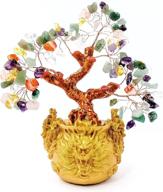 🌳 xiehe-shop crystal fortune tree - gold money tree feng shui ornament, enhancing wealth, luck, prosperity, and success - crystal money tree feng shui bonsai decoration for home and office (7 color) логотип