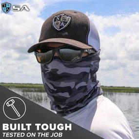 img 2 attached to 👑 S A - UV Face Shield 5 Pack - Versatile Neck Gaiter, Elastic Face Mask for Men and Women