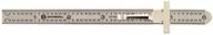johnson level &amp; tool 7202 stainless steel pocket clip rule - silver - 1 ruler logo