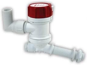 img 1 attached to Rule Marine Tournament Livewell Pump - Angled Thru Hull Fitting, 12V