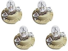 img 3 attached to 🚗 High-Quality BMW Instrument Cluster Bulb 1.5w Beige Socket Base (Pack of 4)