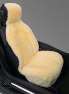 🍾 champagne eurow sideless seat cover - genuine australian sheepskin logo