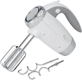 img 4 attached to 🥄 Effortless Mixing: Betty Crocker 7-Speed Power Hand Mixer in Classic White