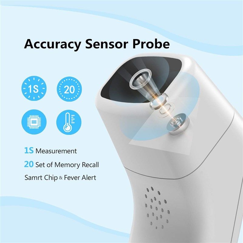 Thermometer SUNPHOR Infrared Forehead Thermometer for Adult and Kids,  Premium Non-Contact Medical Temperature Gun for Baby and Child, Digital No  Touch Thermometer, LCD Fast Display 