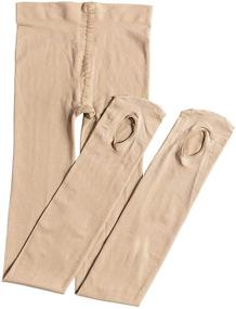 img 2 attached to 🩰 Footed Ballet Tights for Girls - Leggings, Socks & Tights in Girls' Clothing