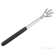 img 1 attached to 🖐️ Portable Extendable Back Scratcher Set - Kuvvfe Stainless Steel Telescoping Back Scratcher Duo with Stylish Gift Packaging review by Heather Roque