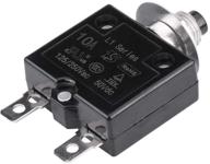 💡 aramox 10a thermal switch - manual reset circuit breaker for overload protection logo