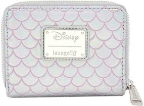 img 1 attached to 🧜 Loungefly x Disney The Little Mermaid Ariel 30th Anniversary Scaled Wallet - A Must-Have Collectible for Disney Fans!