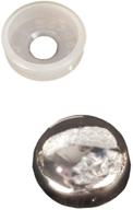 🔩 rv designer h607 screw covers - chrome (14 pack) | interior hardware accessories logo