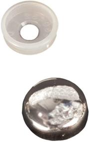 img 1 attached to 🔩 RV Designer H607 Screw Covers - Chrome (14 Pack) | Interior Hardware Accessories