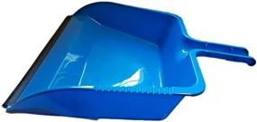 img 1 attached to 12-Inch EC Big Blue Plastic Dust Pan: Ideal for Commercial Kitchens, Hotels, Restaurants, Warehouses, Garages, Home Kitchens, Living Rooms, and Porches for Efficient Cleanups