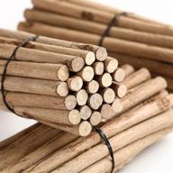 🌲 50 pieces of natural unfinished wood sticks 7.8 inches long, 0.2-0.3 inch diameter, ideal for crafts, diy crafts, christmas ornaments, twigs, and driftwood projects logo