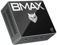 мини-пк bmax intel e3950 4-cотовый процессор, 8гб ddr4 128гб ssd, windows 10, поддержка двойного дисплея 4k, hdmi x2, usb x4, двухдиапазонный wi-fi, bt 4.2, гигабитный ethernet логотип