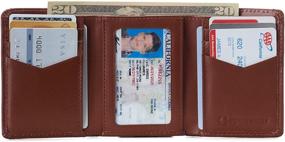 img 3 attached to Alpine Swiss Trifold Wallet Collection Men's Accessories and Wallets, Card Cases & Money Organizers