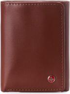 alpine swiss trifold wallet collection men's accessories and wallets, card cases & money organizers logo