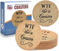 🍻 funny bar coasters & glasses set for housewarming parties logo