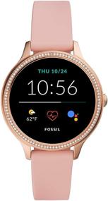 img 4 attached to 📱 Fossil Women's Gen 5E 42mm Stainless Steel Touchscreen Smartwatch with Speaker, Heart Rate Monitor, Contactless Payments, and Smartphone Notifications