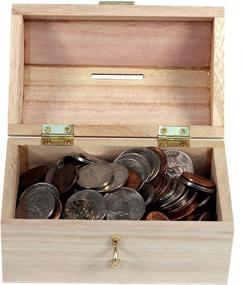img 2 attached to 🔒 Lockable Decorative Treasure Savings Box
