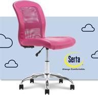 serta essentials ergonomic low back computer furniture for home office furniture logo