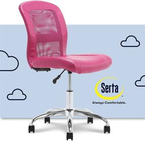 img 4 attached to Serta Essentials Ergonomic Low Back Computer Furniture for Home Office Furniture