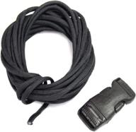 🔒 550 paracord survival bracelet kit (black, 15-feet) by cobrabraid usa логотип