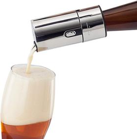 img 4 attached to 🍺 GREEN HOUSE Bottled Beer Foam Maker - Ultimate Compact Gift for Beer Enthusiasts, Transform Ordinary Bottled Beer into Superior Tasteful Brew with Ultra Fine Foam at the Touch of a Button