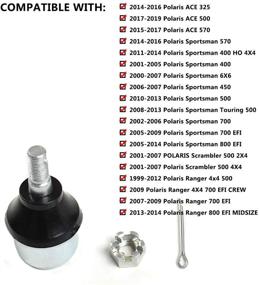 img 1 attached to 🔧 High-quality 7061158 Ball Joints for Polaris Sportsman, Ranger, ACE - Direct Replacement for 7061130, 7061153, 7080364, 7080673