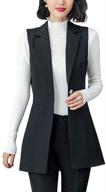 👗 stylish and chic: kedera women's sleeveless duster trench for fashionable coats, jackets & vests logo