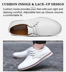 img 2 attached to 👞 Genuine Leather Loafer Fashion: The Ultimate Men's Driving Shoes in Loafers & Slip-Ons