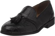 👞 men's stacy alberto cognac tassel loafer shoes: stylish and elegant footwear logo