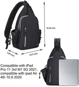 img 1 attached to MOSISO Double Daypack Shoulder Backpack: Optimal for All-Day Use