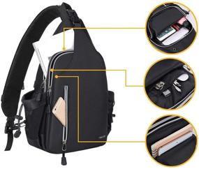 img 3 attached to MOSISO Double Daypack Shoulder Backpack: Optimal for All-Day Use