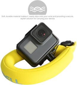 img 1 attached to Ultimate Waterproof Camera Float: Luxebell Universal Foam Floating Wrist Strap for GoPro, Nikon, Olympus, Canon, Keys, Sunglasses, and Phones