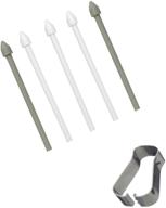 💡 u-broke-i-fixit tab s6 lite touch stylus s pen replacement tips/nibs for samsung galaxy tab s6 lite 10.4" sm-p610 sm-p615 2020" - incl. removal tweezer (p610-tips/white) logo