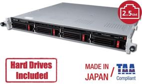 img 4 attached to 🐃 BUFFALO TeraStation 3420RN 4-Bay Rackmount NAS - 16TB (4x4TB) HDDs Included, 2.5GBE