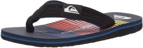 img 4 attached to Quiksilver Molokai Layback Flip Flop YELLOW Boys' Shoes and Sandals